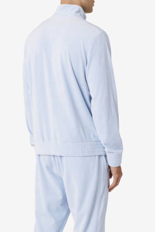 Fila Deverall Velour Miesten Takki Vaaleansininen | Fila518ZP