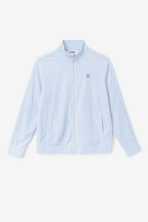 Fila Deverall Velour Miesten Takki Vaaleansininen | Fila518ZP