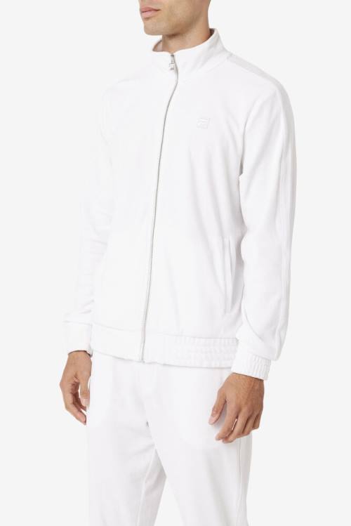 Fila Deverall Velour Miesten Takki Valkoinen | Fila154PO