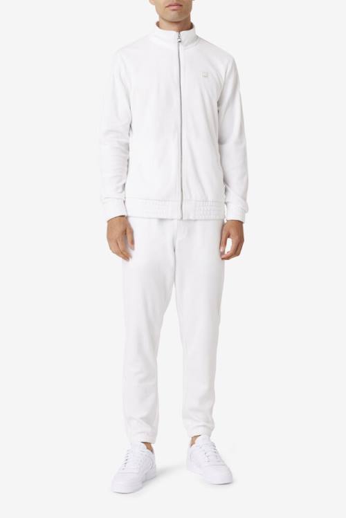 Fila Deverall Velour Miesten Takki Valkoinen | Fila154PO