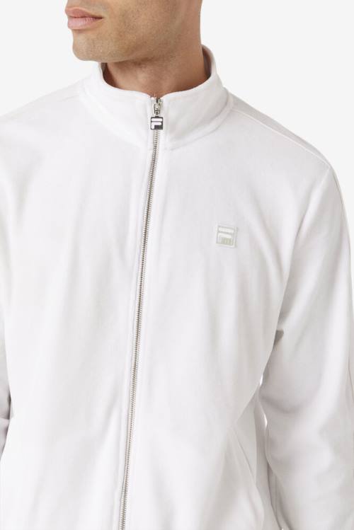 Fila Deverall Velour Miesten Takki Valkoinen | Fila154PO