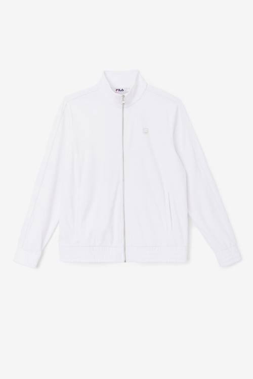 Fila Deverall Velour Miesten Takki Valkoinen | Fila154PO