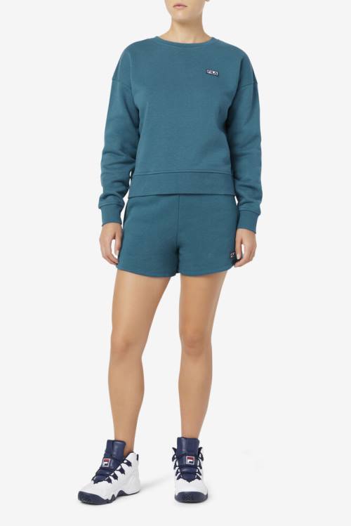 Fila Diara High Rise Naisten Shortsit Sininen Koralli | Fila139JD