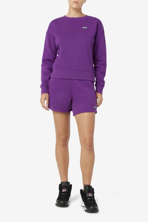 Fila Diara High Rise Naisten Shortsit Violetit | Fila879VG
