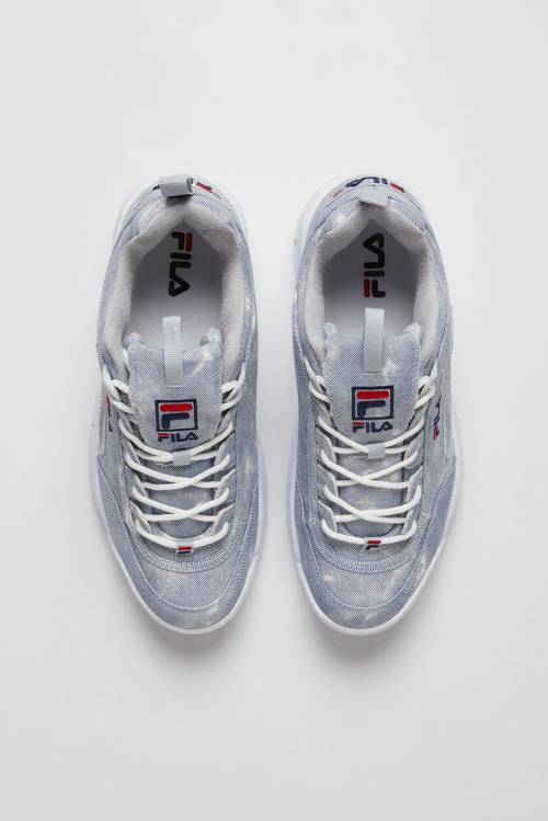 Fila Disruptor 2 Miesten Denim Tennarit Valkoinen Laivastonsininen Sininen | Fila123GU