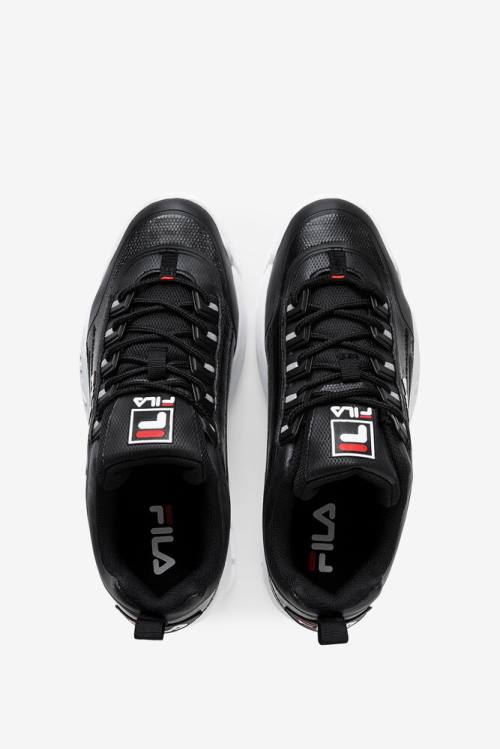 Fila Disruptor 2 Miesten No-sew Tennarit Mustat Punainen Valkoinen | Fila694XV