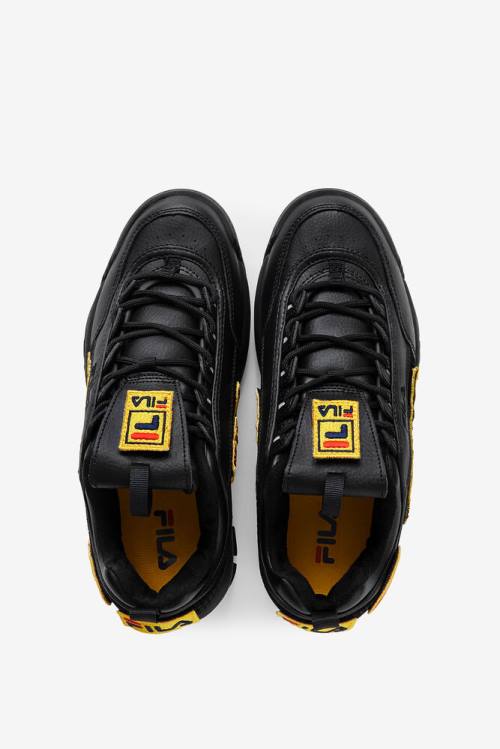 Fila Disruptor 2 Miesten Patches Tennarit Mustat | Fila307ZG