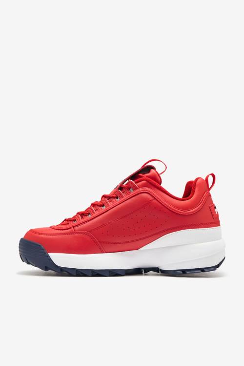 Fila Disruptor 2 Miesten Premium Tennarit Punainen Valkoinen Laivastonsininen | Fila269MI