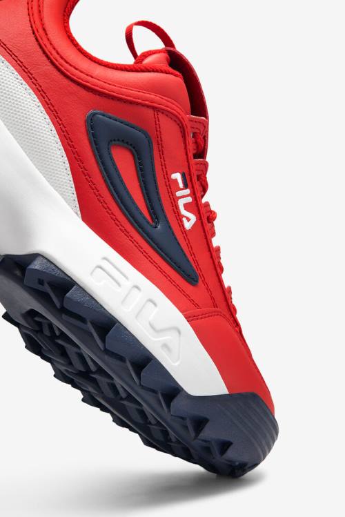 Fila Disruptor 2 Miesten Premium Tennarit Punainen Valkoinen Laivastonsininen | Fila269MI