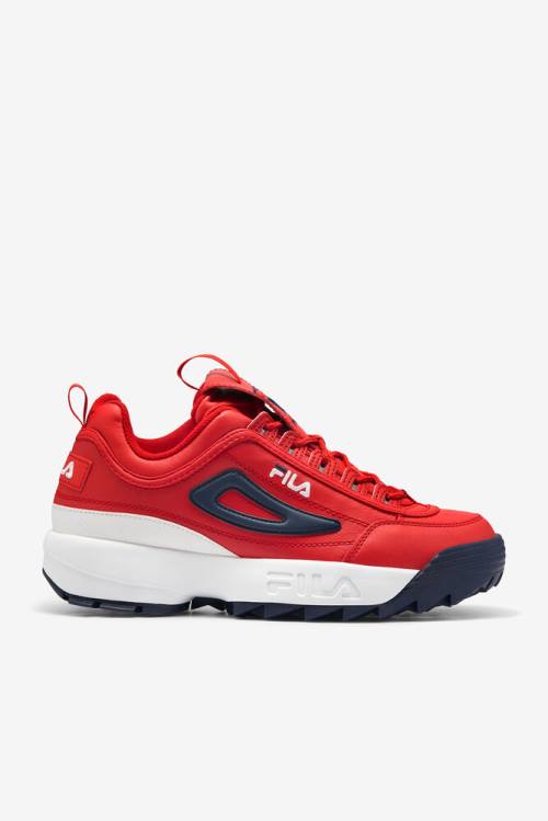 Fila Disruptor 2 Miesten Premium Tennarit Punainen Valkoinen Laivastonsininen | Fila269MI