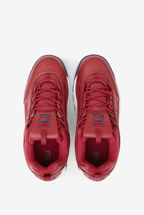 Fila Disruptor 2 Miesten Premium Tennarit Punainen Laivastonsininen Punainen | Fila271RJ