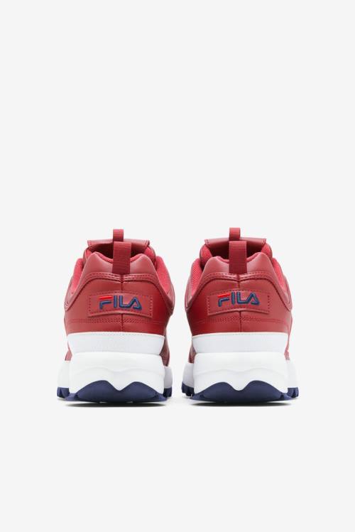 Fila Disruptor 2 Miesten Premium Tennarit Punainen Laivastonsininen Punainen | Fila271RJ