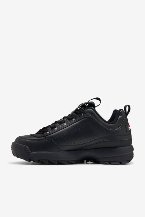 Fila Disruptor 2 Miesten Premium Tennarit Mustat Valkoinen Punainen | Fila596TO
