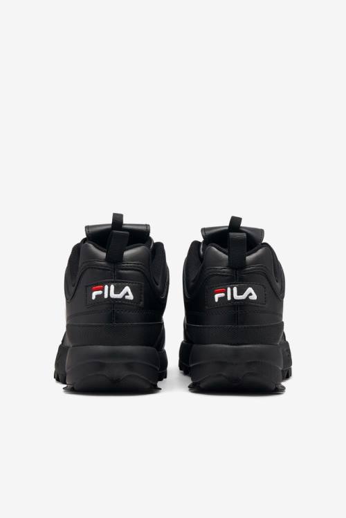 Fila Disruptor 2 Miesten Premium Tennarit Mustat Valkoinen Punainen | Fila596TO