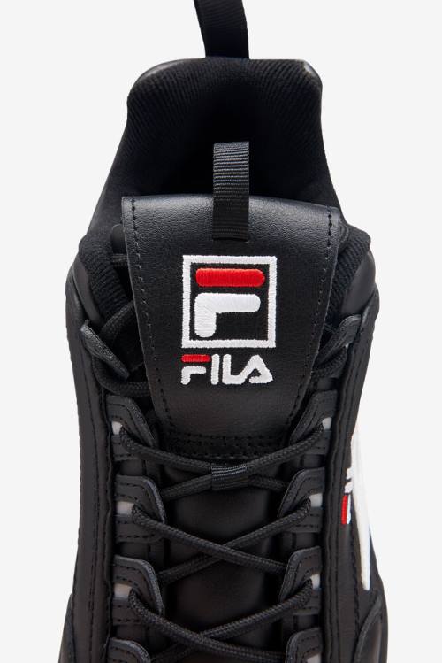 Fila Disruptor 2 Miesten Premium Tennarit Mustat Valkoinen Punainen | Fila596TO