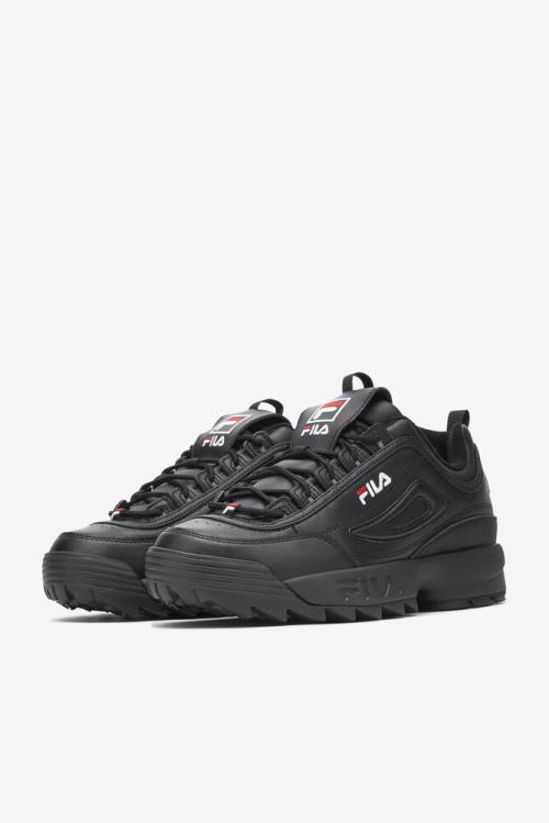 Fila Disruptor 2 Miesten Premium Tennarit Mustat Valkoinen | Fila738ZB