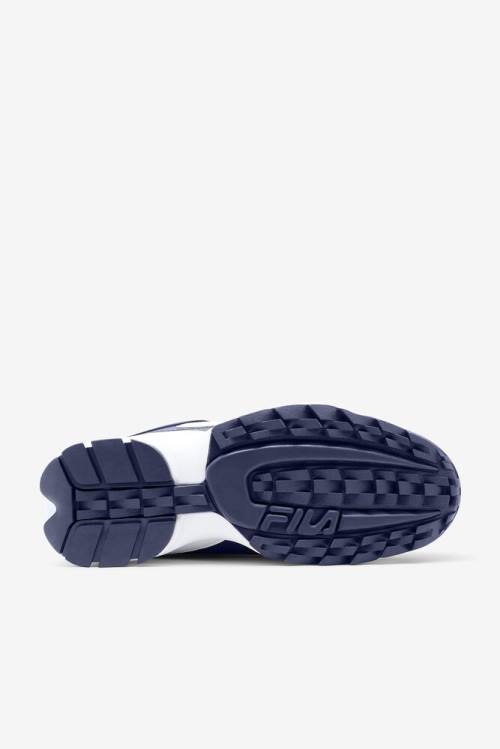 Fila Disruptor 2 Miesten Premium Tennarit Laivastonsininen Punainen Valkoinen | Fila739BY