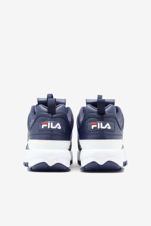 Fila Disruptor 2 Miesten Premium Tennarit Laivastonsininen Punainen Valkoinen | Fila739BY