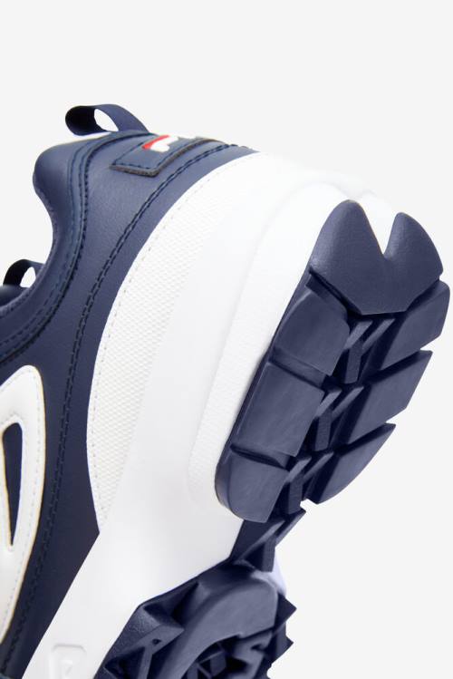 Fila Disruptor 2 Miesten Premium Tennarit Laivastonsininen Punainen Valkoinen | Fila739BY