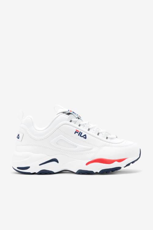 Fila Disruptor 2 Miesten X Tennarit Valkoinen Laivastonsininen Punainen | Fila729VY