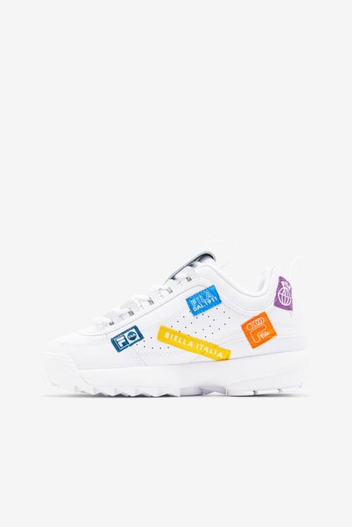 Fila Disruptor 2 Naisten 110th Year Anniversary Tennarit Valkoinen Monivärinen | Fila215OF