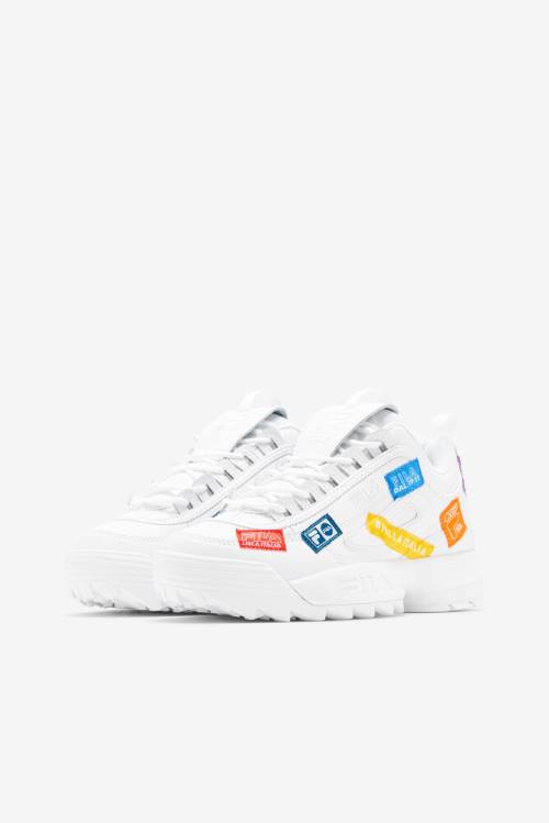 Fila Disruptor 2 Naisten 110th Year Anniversary Tennarit Valkoinen Monivärinen | Fila215OF