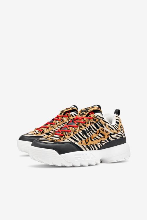 Fila Disruptor 2 Naisten Animal Tennarit Mustat Monivärinen Valkoinen | Fila234SB