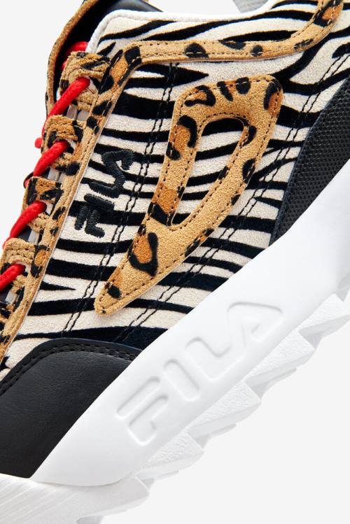 Fila Disruptor 2 Naisten Animal Tennarit Mustat Monivärinen Valkoinen | Fila234SB