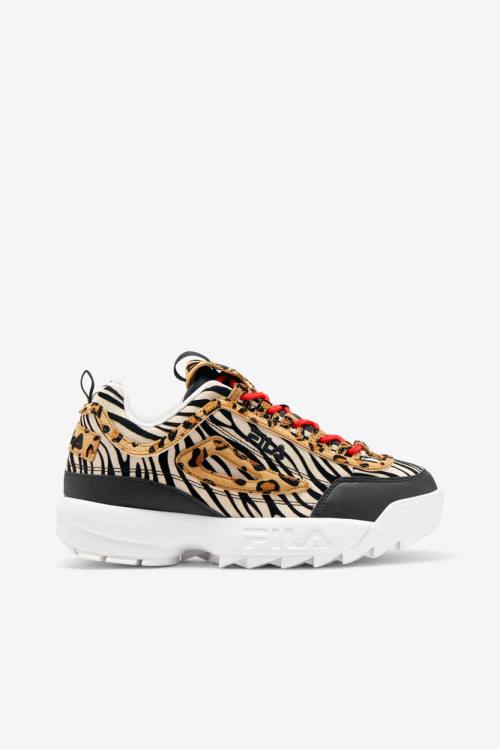 Fila Disruptor 2 Naisten Animal Tennarit Mustat Monivärinen Valkoinen | Fila234SB
