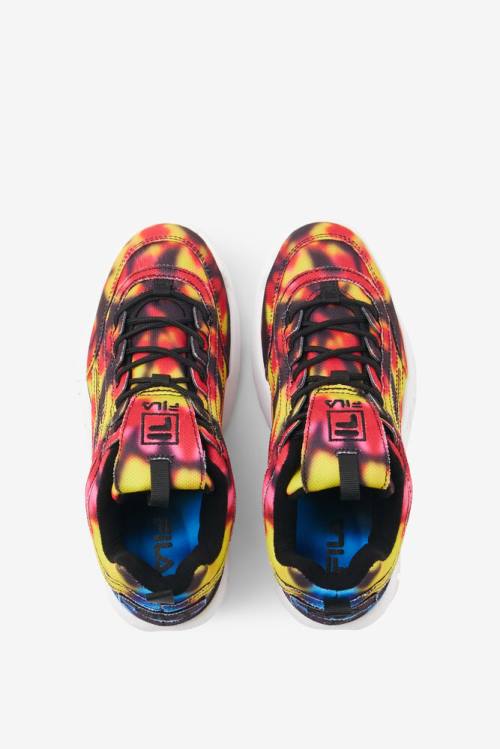 Fila Disruptor 2 Naisten Dark Tie Dye Tennarit Mustat Monivärinen Valkoinen | Fila468CW