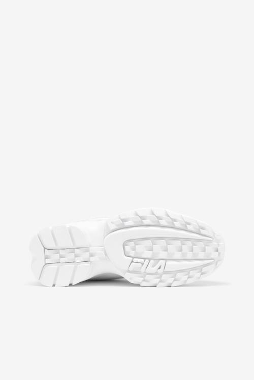 Fila Disruptor 2 Naisten Embroidery Tennarit Valkoinen Laivastonsininen Punainen | Fila407JV