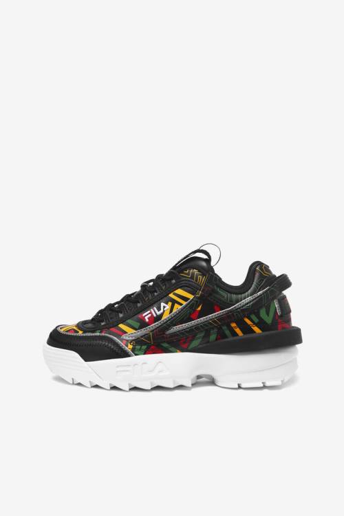 Fila Disruptor 2 Naisten Exp Tennarit Mustat Sitruuna | Fila389SK