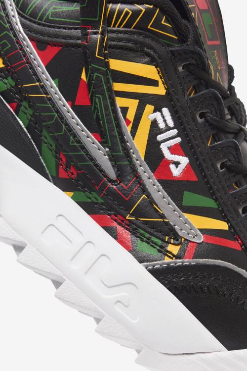 Fila Disruptor 2 Naisten Exp Tennarit Mustat Sitruuna | Fila389SK