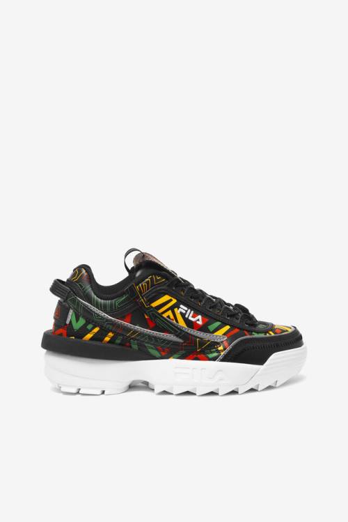 Fila Disruptor 2 Naisten Exp Tennarit Mustat Sitruuna | Fila389SK