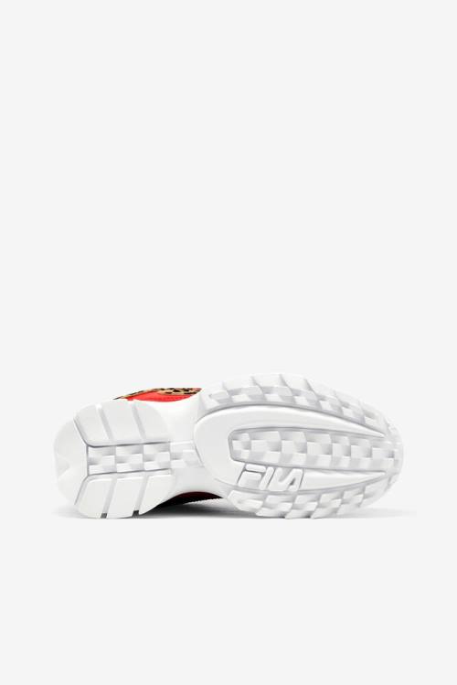 Fila Disruptor 2 Naisten Leopard Tennarit Punainen Mustat Valkoinen | Fila016VT