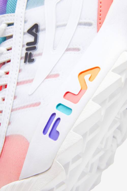 Fila Disruptor 2 Naisten Monomesh Tennarit Valkoinen Mustat Monivärinen | Fila854RL