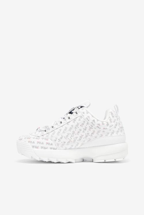 Fila Disruptor 2 Naisten Multi Tennarit Valkoinen Laivastonsininen Punainen | Fila691AM