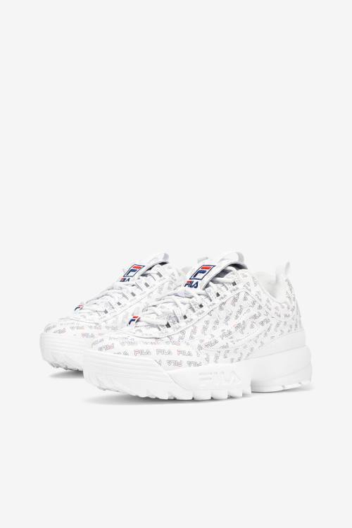 Fila Disruptor 2 Naisten Multi Tennarit Valkoinen Laivastonsininen Punainen | Fila691AM