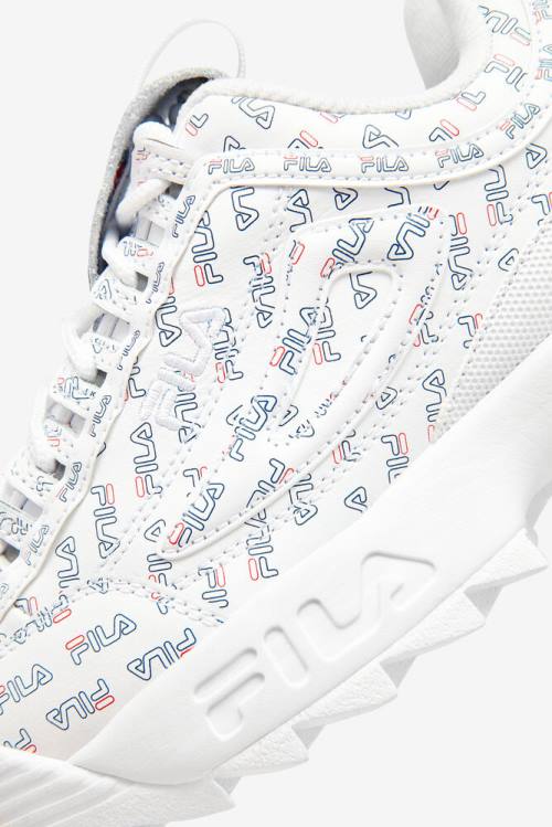 Fila Disruptor 2 Naisten Multi Tennarit Valkoinen Laivastonsininen Punainen | Fila691AM