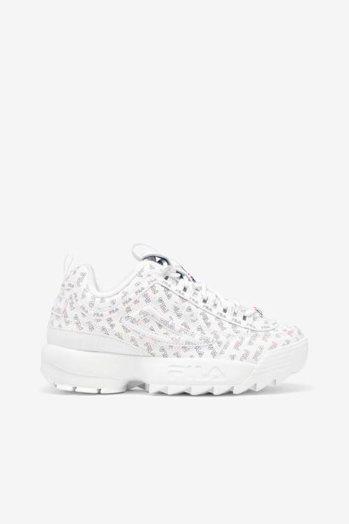 Fila Disruptor 2 Naisten Multi Tennarit Valkoinen Laivastonsininen Punainen | Fila691AM