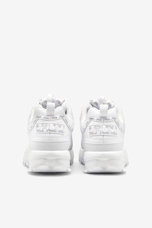 Fila Disruptor 2 Naisten Multiflag Tennarit Valkoinen Laivastonsininen Punainen | Fila680XH