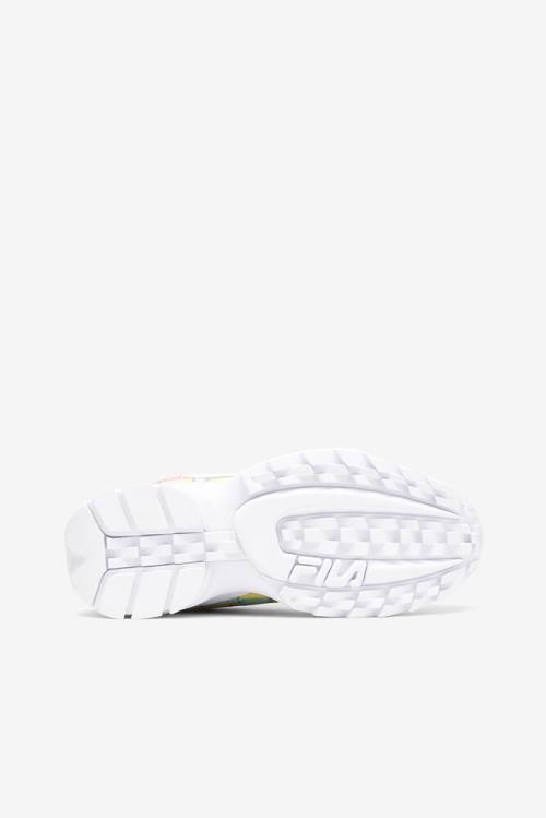 Fila Disruptor 2 Naisten Patchwork Tennarit Valkoinen Violetit | Fila126WY
