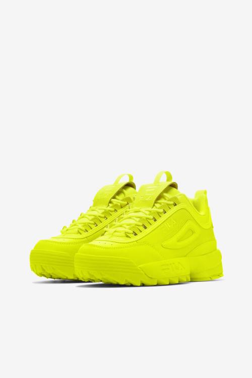 Fila Disruptor 2 Naisten Premium Tennarit Keltainen | Fila183YL