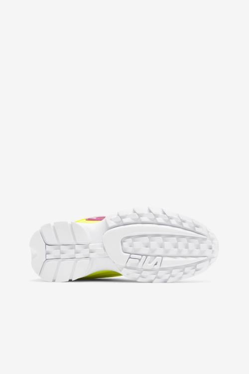 Fila Disruptor 2 Naisten Premium Tennarit Keltainen Violetit Kukka Valkoinen | Fila316YZ