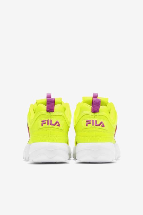 Fila Disruptor 2 Naisten Premium Tennarit Keltainen Violetit Kukka Valkoinen | Fila316YZ