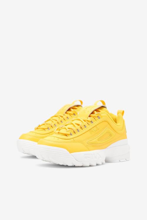 Fila Disruptor 2 Naisten Premium Tennarit Keltainen Valkoinen | Fila395PY
