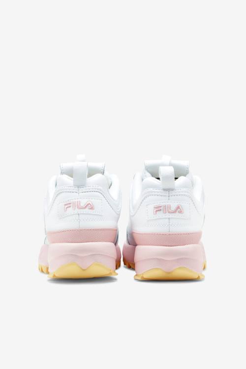 Fila Disruptor 2 Naisten Premium Tennarit Valkoinen Pinkki | Fila486WD