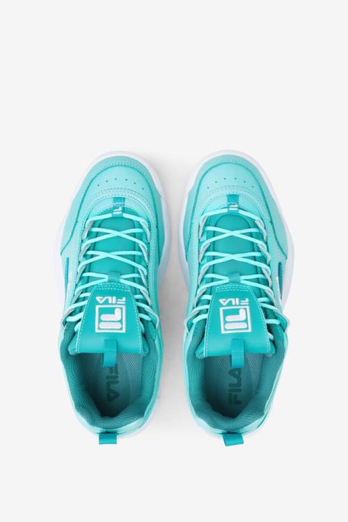 Fila Disruptor 2 Naisten Premium Tennarit Sininen Turkoosi Valkoinen | Fila872HK