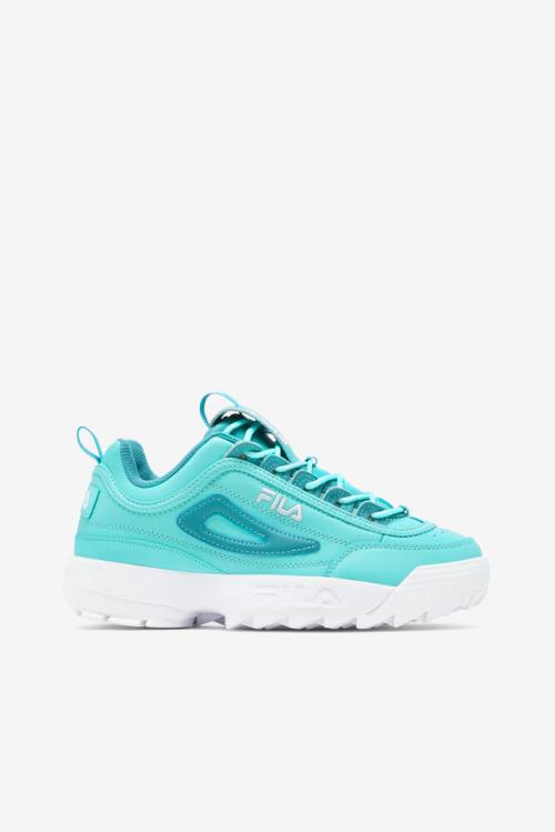 Fila Disruptor 2 Naisten Premium Tennarit Sininen Turkoosi Valkoinen | Fila872HK