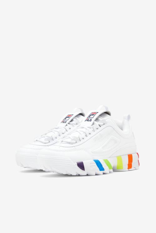 Fila Disruptor 2 Naisten Pride Tennarit Valkoinen Monivärinen | Fila496DL
